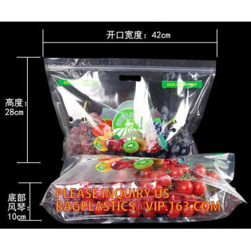 Fresh fruit bag(Cherry/Lichi/grape), Zipper Top Stand Up Bag For Cherry Dried Fruit, slider grape bag,cherry bag,fruit bag with